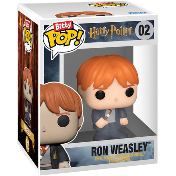 Funko Bitty Pop! - Harry Potter - Ron Weasley, Hermione Granger, Garrick Ollivander, Harry Potter, Bitty Ride Hogwarts Express, & Bitty Town Garrick Ollivander's Wand Shop image 2