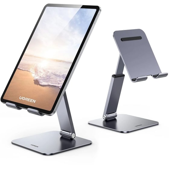 Βάση στήριξης UGREEN Tablet Stand Holder με ρυθμιζόμενο ύψος - Grey image 2