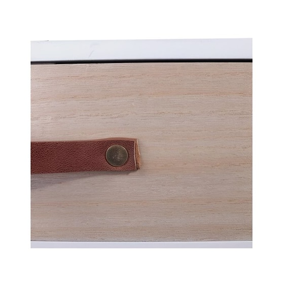 Κομοδίνο Aria Trade Από Mdf 35x35x48 cm - Λευκό image 4