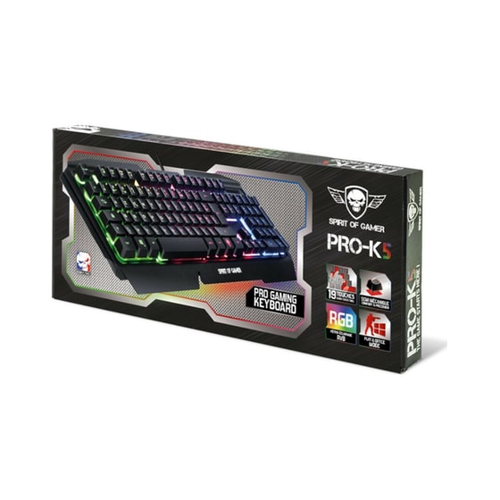 Spirit of Gamer Pro K5 - Πληκτρολόγιο Gaming Μαύρο image 4