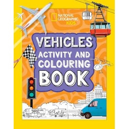 Vehicles Activity and Colouring Book