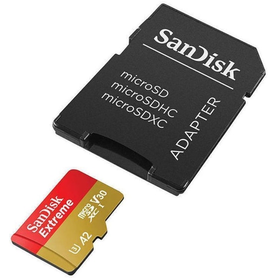 Sandisk Extreme microSDXC 512GB Class 10 U3 V30 A2 UHS-I με αντάπτορα image 1