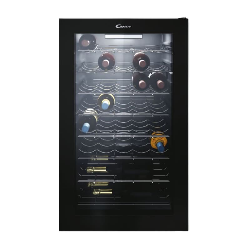 CANDY CANDY CWC 150 EM/NF για 41 Μπουκάλια Μαύρο Συντηρητής Κρασιών