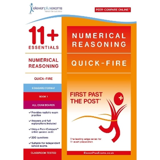 11+ Essentials Numerical Reasoning: Quick-fire Book 1 image 0