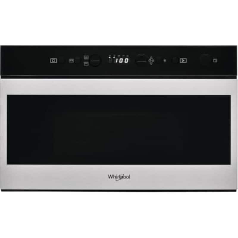 WHIRLPOOL W7 MN840 750W 23 Lt Ασημί Εντοιχιζόμενος Φούρνος Μικροκυμάτων