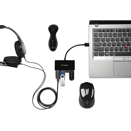 Kensington UH4000 USB Hub 4-Port USB 3.0 συμβατό με USB-A image 5