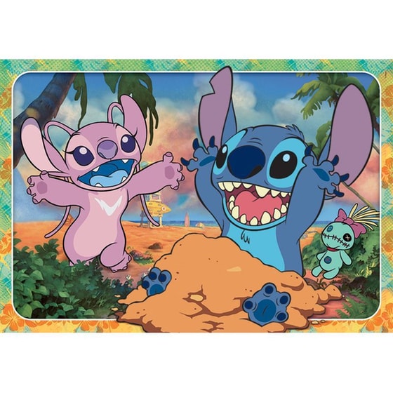 Παιδικό Παζλ Clementoni Maxi Super Color Disney Stitch (60 Κομμάτια) image 2