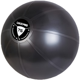 Μπάλα γυμναστικής Livepro Κινησιοθεραπείας Core Fit Β-8201 75cm -Μαύρο
