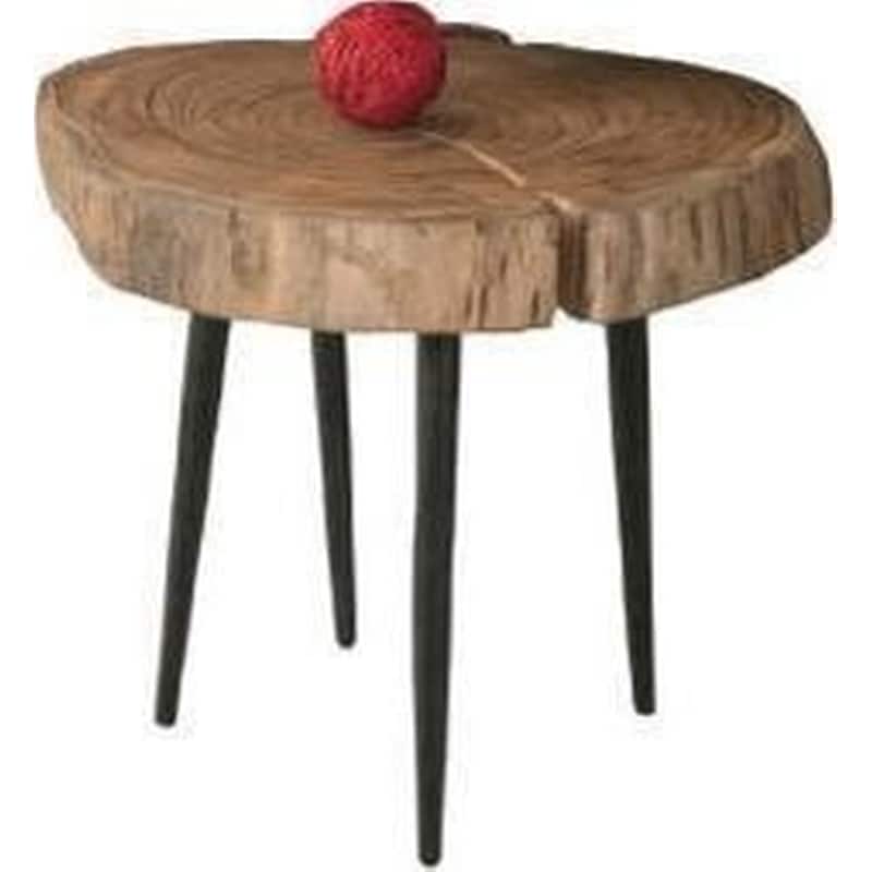 WOODWELL Τραπεζάκι Σαλονιού Woodwell από Ξύλο Ακακίας 33x32x30cm - Καφέ