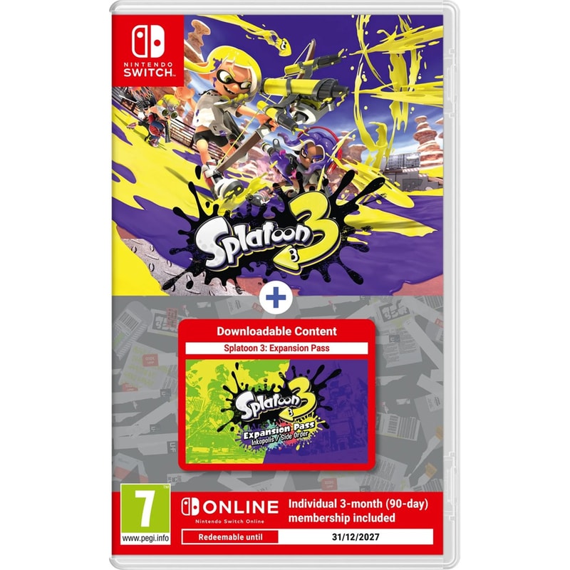 Splatoon 3 + Expansion Pass + 3 Μήνες NSO - Nintendo Switch