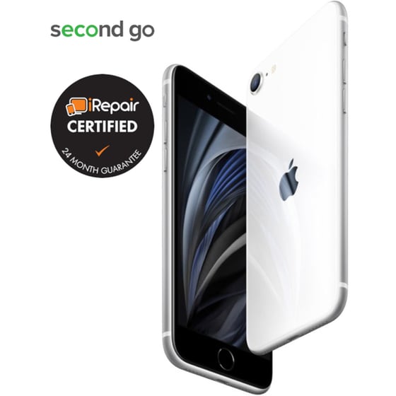 Μεταχειρισμένο Apple iPhone SE (2nd Gen) 128GB White second go Certified by iRepair image 4