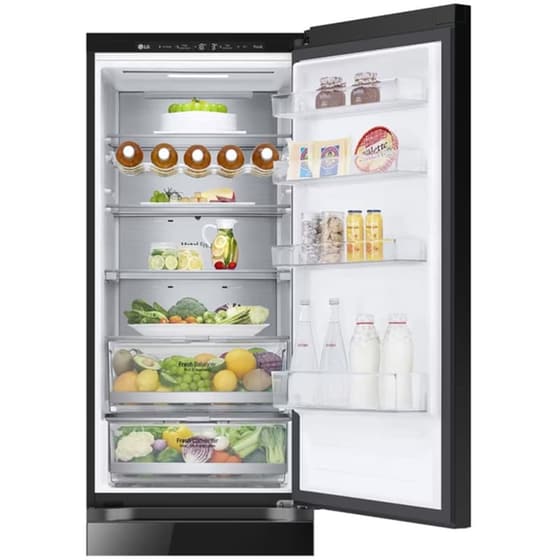 LG GBB72BM9DQ Total No Frost 387 Lt Μαύρο Ψυγειοκαταψύκτης image 9