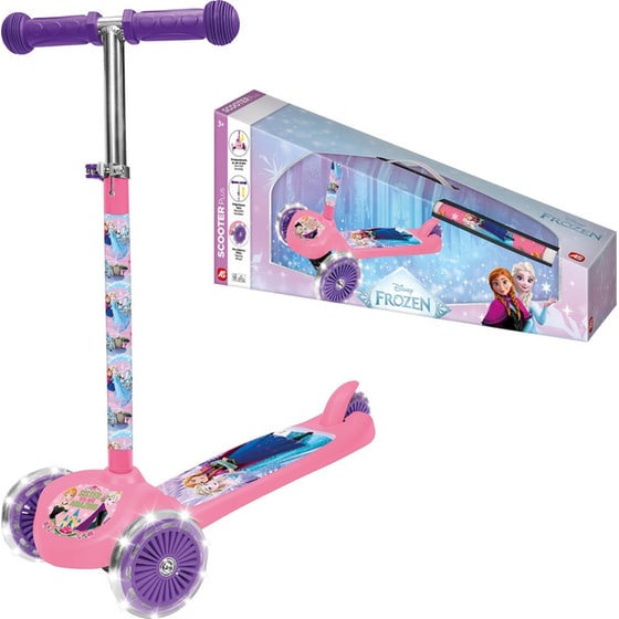Παιχνιδολαμπάδα Παιδικό Πατίνι Τρίτροχο AS Scooter Plus Frozen με Φωτιζόμενες Ρόδες image 3