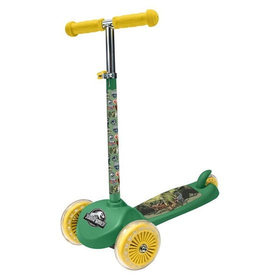 Παιδικό Πατίνι Τρίτροχο AS Company Jurassic World με LED Ρόδες - Πολύχρωμο με Σχέδιο image 1