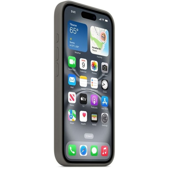 Θήκη Apple iPhone 16 - Silicone Case with MagSafe - Stone Gray image 4