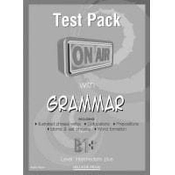 On Air With Grammar B1+ Intermediate Plus Test image 0