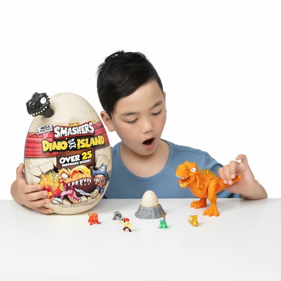 Φιγούρες Zuru Smashers S5 Dino Island Μεγάλο Αυγό με Δεινόσαυρο image 10