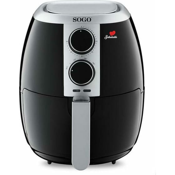 SOGO FRE-SS-10475 με Αποσπώμενο Κάδο 1500 W 3.5 L Μαύρο Φριτέζα Αέρος image 0