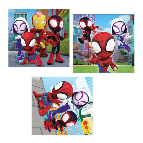 Παιδικό Παζλ Clementoni Super Color Marvel Spidey Και Οι Απίθανοι Φίλοι Του (3x48 Κομμάτια) image 1