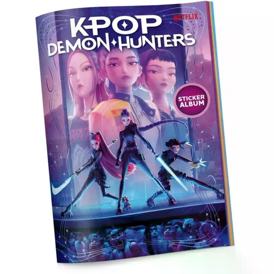 Album & 10 Αυτοκόλλητα K-Pop Demon Hunters Starter Pack image 1