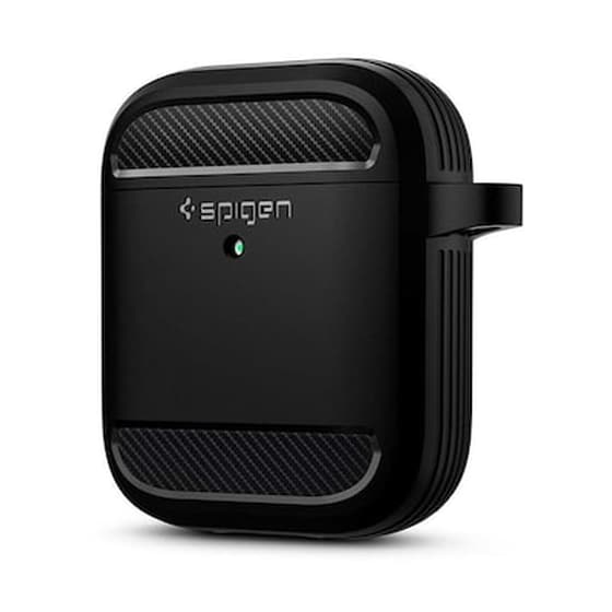 Θήκη Ακουστικών Spigen Rugged Armor για Apple AirPods 1st/2nd Gen - Black image 2