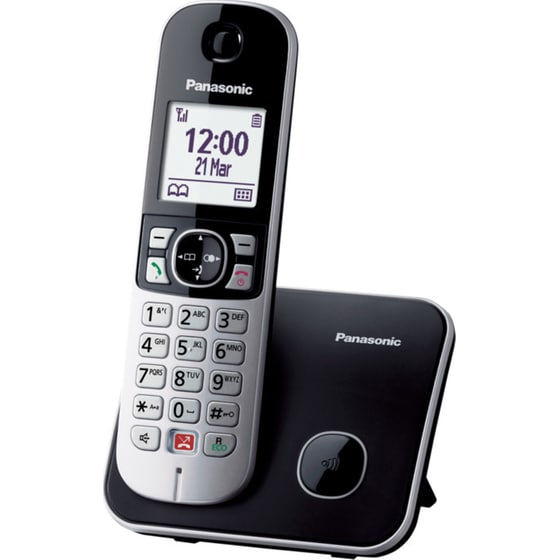 Ασύρματο Τηλέφωνο Panasonic KX-TG6851 - Μαύρο image 1