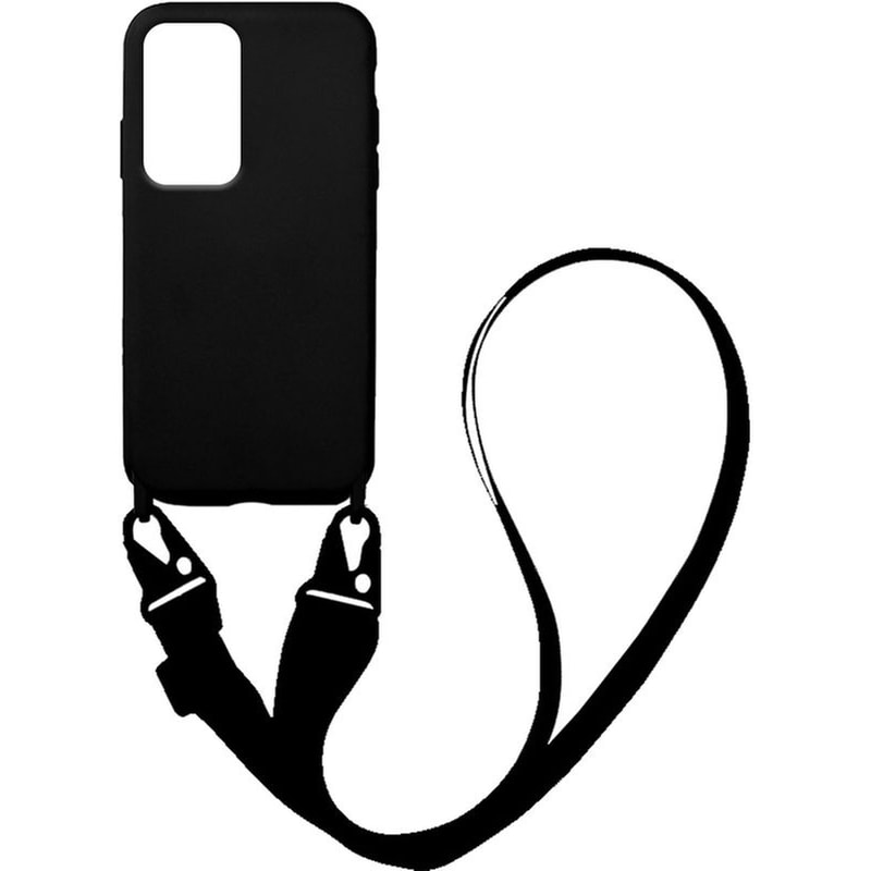Θήκη Xiaomi Xiaomi 13 Lite - Sonique Carryhang Liquid Silicone Strap - Μαύρο