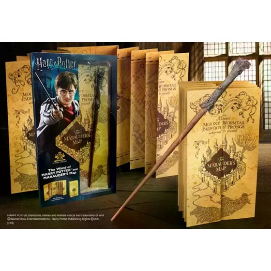The Noble Collection Ραβδί Harry Potter + Χάρτης Marauders image 2