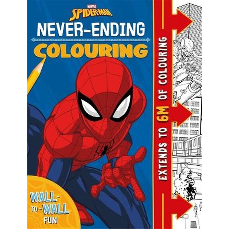 Marvel Spider-Man: Never-Ending Colouring