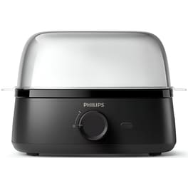Βραστήρας Αυγών PHILIPS 3000 Series HD9137/90 400 W 6 Θέσεων Μαύρο