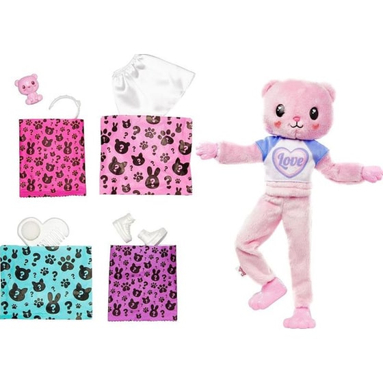 Κούκλα Barbie Cutie Reveal Αρκουδάκι (HKR04) image 2