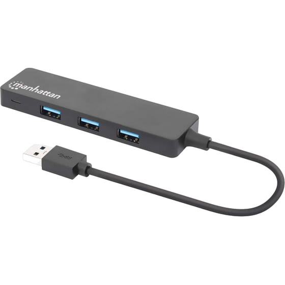 Manhattan 164900 USB Hub 4-Port USB 3.0 συμβατό με USB-A image 2