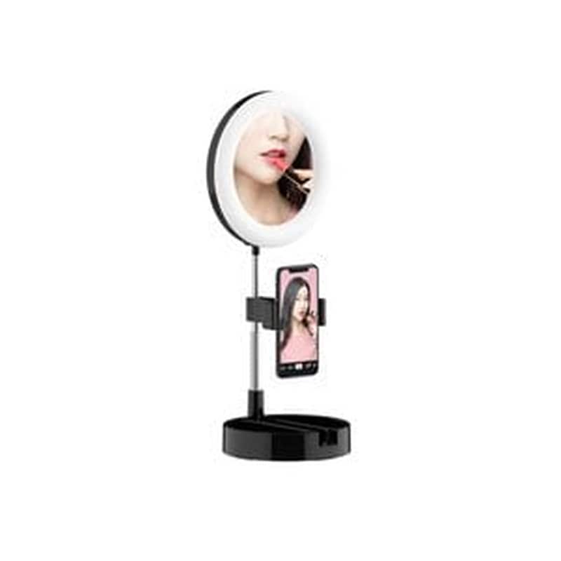 Mini Selfie Ring Light Beauty G3 Διάμετρος 16cm-6 - Oem - Μαύρο - Selfie Ring Light