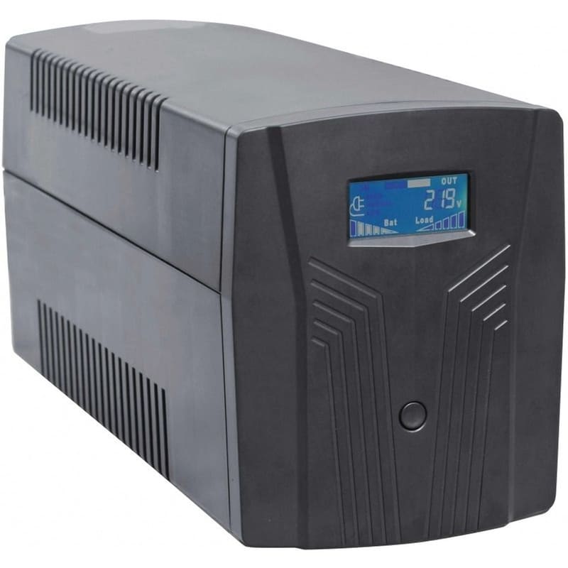 NG UPS NG 1500 VA / 900 W με AVR, USB, 3 Schuko, 2x12V8Ah Μαύρο