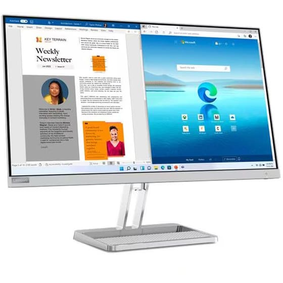 Lenovo L27i-40 27" Monitor FHD IPS Flat 100Hz 6ms image 2