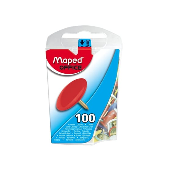 Πινέζες Χρωματιστές 10mm 100 Τεμάχια Maped image 0