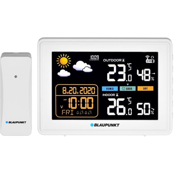 Μετεωρολογικός Σταθμός Blaupunkt WS30WH Ασύρματος - Λευκό image 0