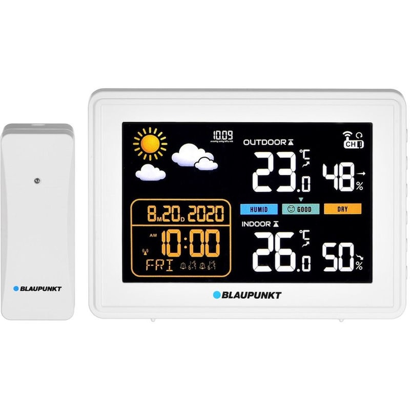 BLAUPUNKT Μετεωρολογικός Σταθμός Blaupunkt WS30WH Ασύρματος - Λευκό