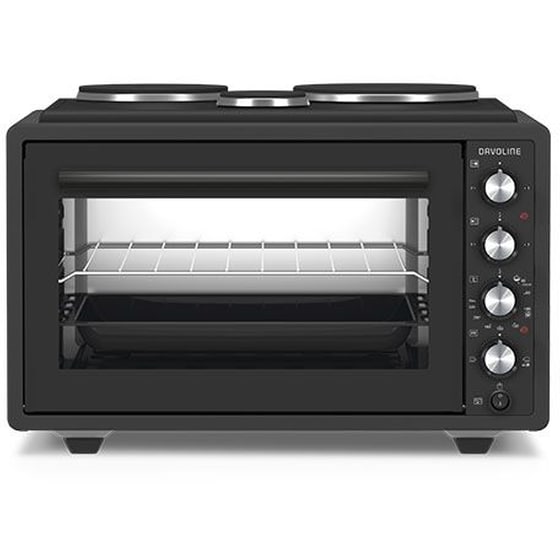 DAVOLINE URBAN CHEF 3703 BL  37 Lt Μαύρο Ηλεκτρικό Κουζινάκι image 0