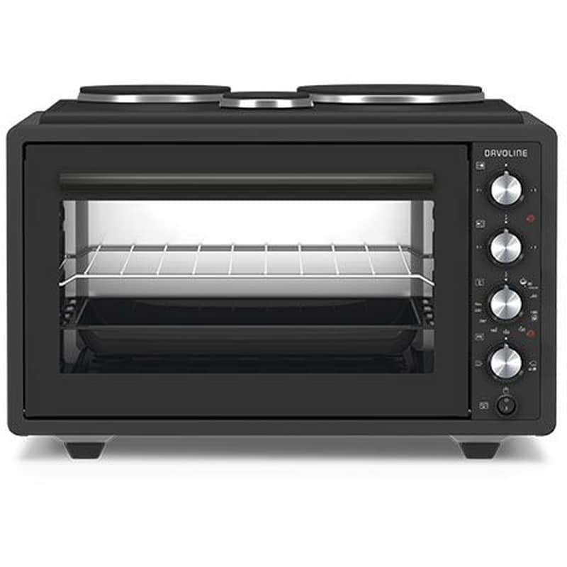 DAVOLINE DAVOLINE URBAN CHEF 3703 BL 37 Lt Μαύρο Ηλεκτρικό Κουζινάκι