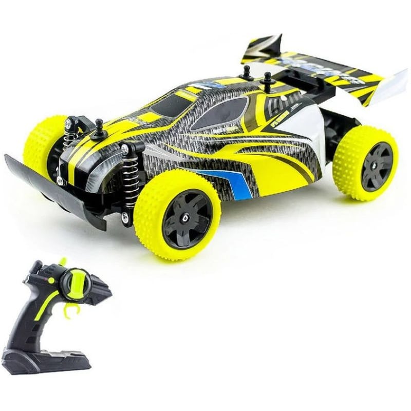 Τηλεκατευθυνόμενο RC High Speed Racing Buggy 1:18 2.4 GHz Με Usb - Κίτρινο
