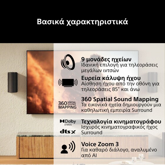 Sony BRAVIA Theatre Trio, Flagship Three-Piece Theatre System, Dolby Atmos®/DTS:X®, HT-A8 (2026) image 7