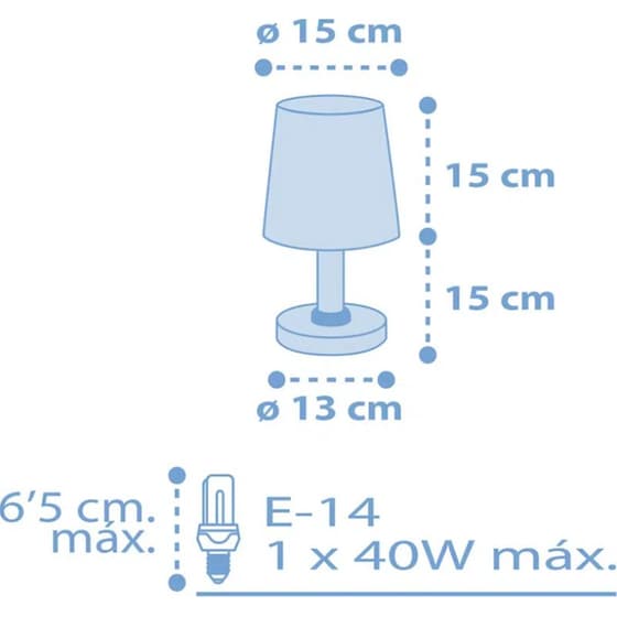 Παιδικό Επιτραπέζιο Φωτιστικό Ango Starlight 82211T - Γαλάζιο image 3