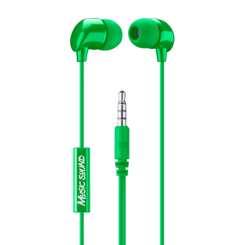 Ακουστικά Handsfree Cellular Line Universal 3.5mm Jack - Πράσινο CELLULAR LINE