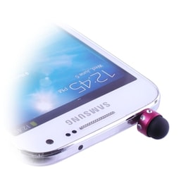Βύσμα Anti-Dust Volte-Tel Stylus Touch Pen 3.5mm Jack - Pink