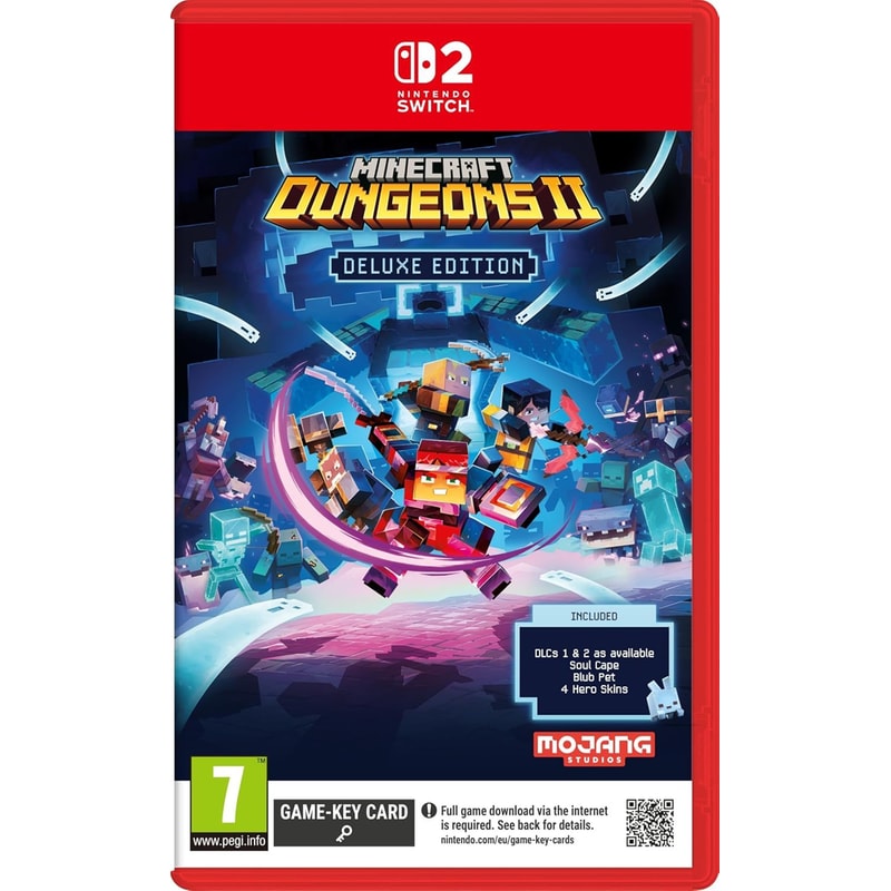 Minecraft Dungeons II Deluxe Edition (Game Key Card) - Nintendo Switch 2