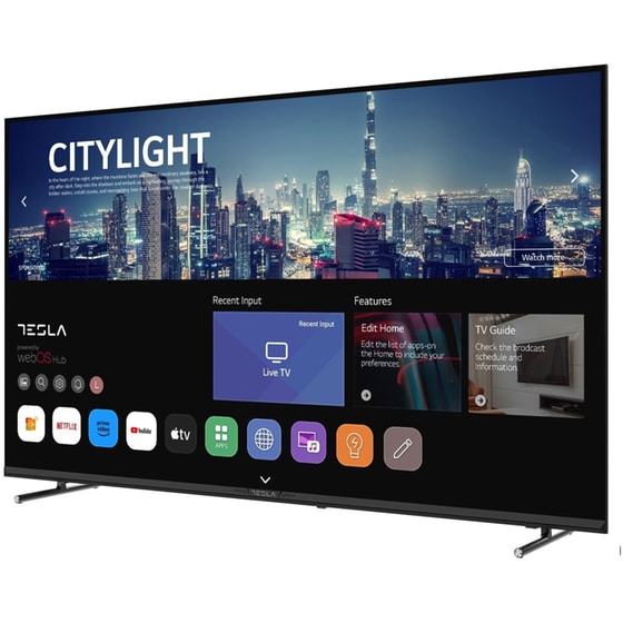Tesla LED 55" 4K Smart Τηλεόραση 55E645BUW image 3