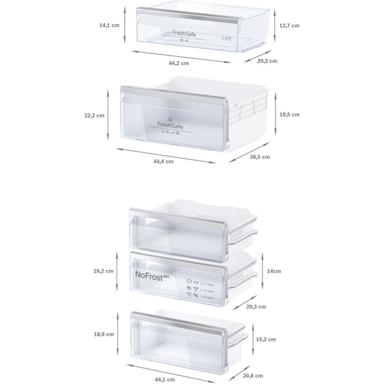 NEFF KI7863DD0 No Frost 260 Lt Εντοιχιζόμενος Ψυγειοκαταψύκτης Λευκό image 5