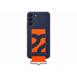 Θήκη Samsung Galaxy S22+ - Samsung Silicone Cover with Strap - Navy