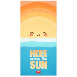 Πετσέτα Θαλάσσης Legami Sun 85 x 180 cm - Κίτρινη/ Γαλάζια
